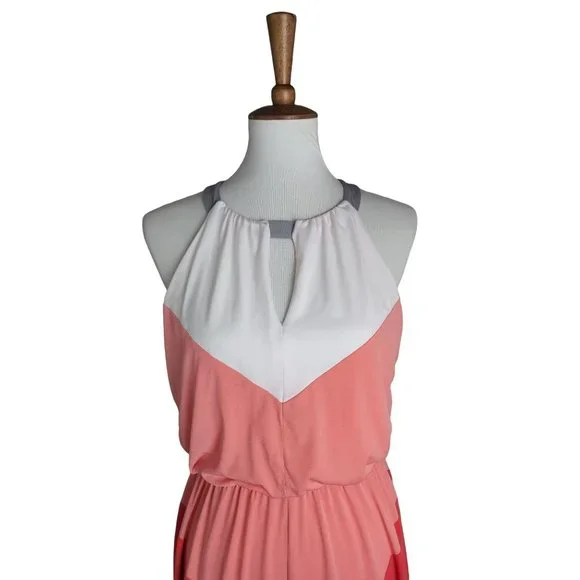 Vince Camuto Women's Keyhole Blouson Maxi Dress size 6 - Picture 2 of 6